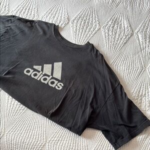 adidas Black and White Short Sleeve Tee